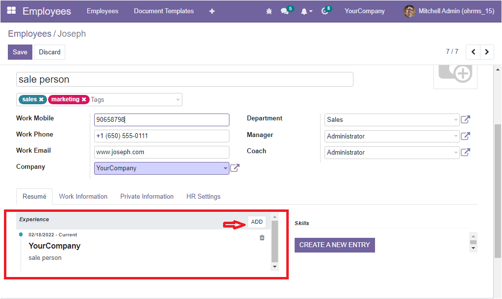 how-to-create-an-employee-profile-in-the-openhrms-employees-module