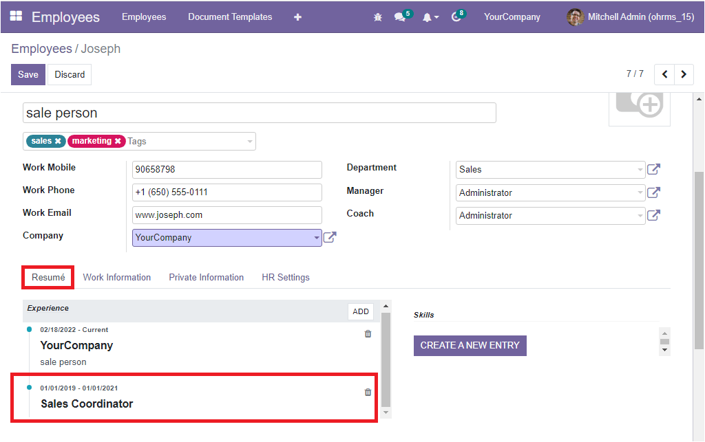 how-to-create-an-employee-profile-in-the-openhrms-employees-module