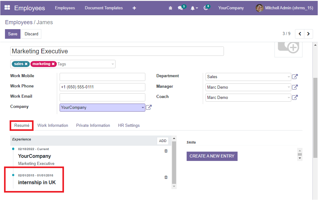 how-to-create-and-manage-skills-and-resumes-in-the-openhrms