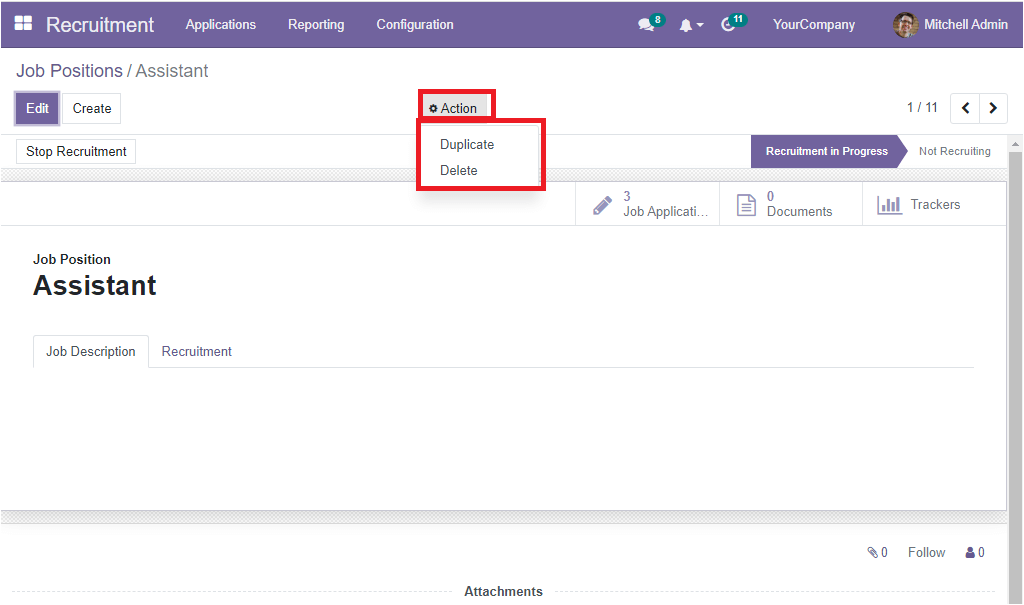 how-to-create-manage-job-position-in-openhrms-recruitment-module