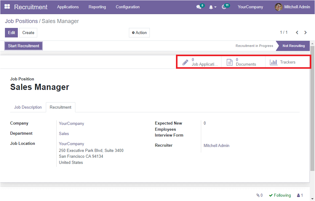 how-to-create-manage-job-position-in-openhrms-recruitment-module