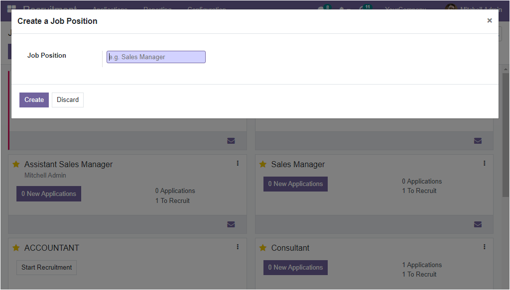 how-to-create-manage-job-position-in-openhrms-recruitment-module