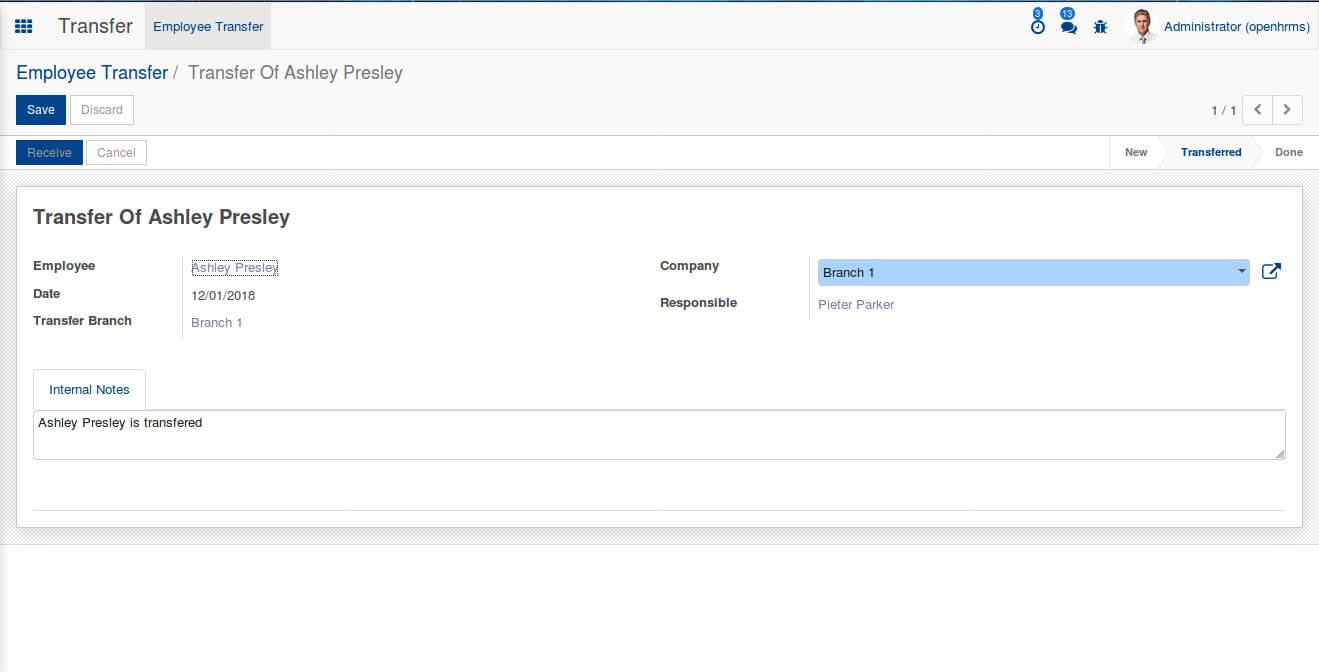 open-hrms-branch-transfer-3-openhrms
