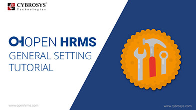 open hrms general settings