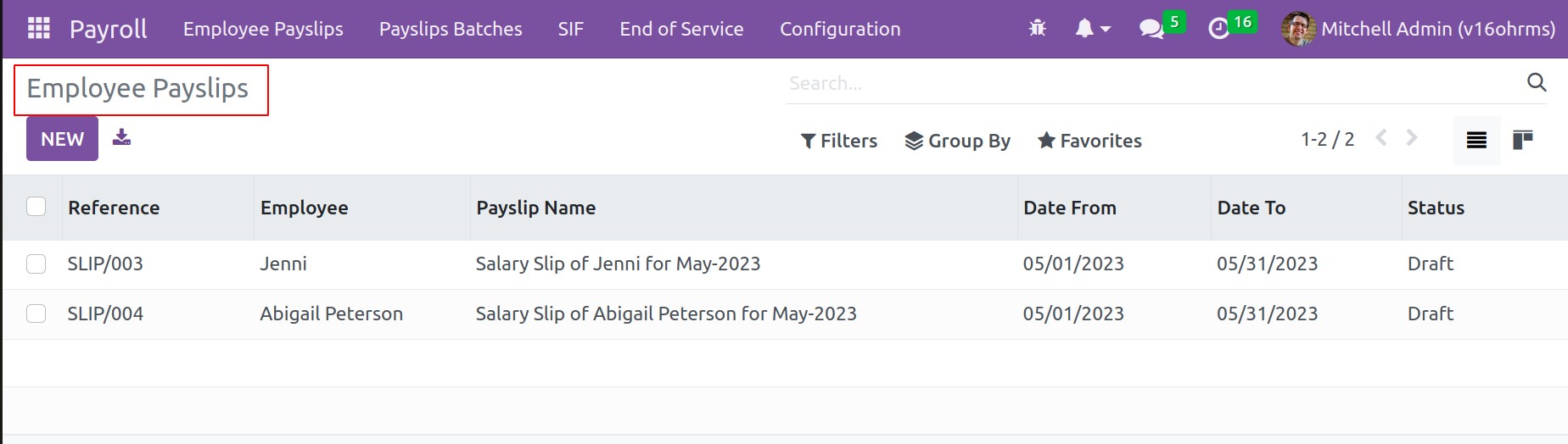 Payroll Management Open HRMS Book v 16