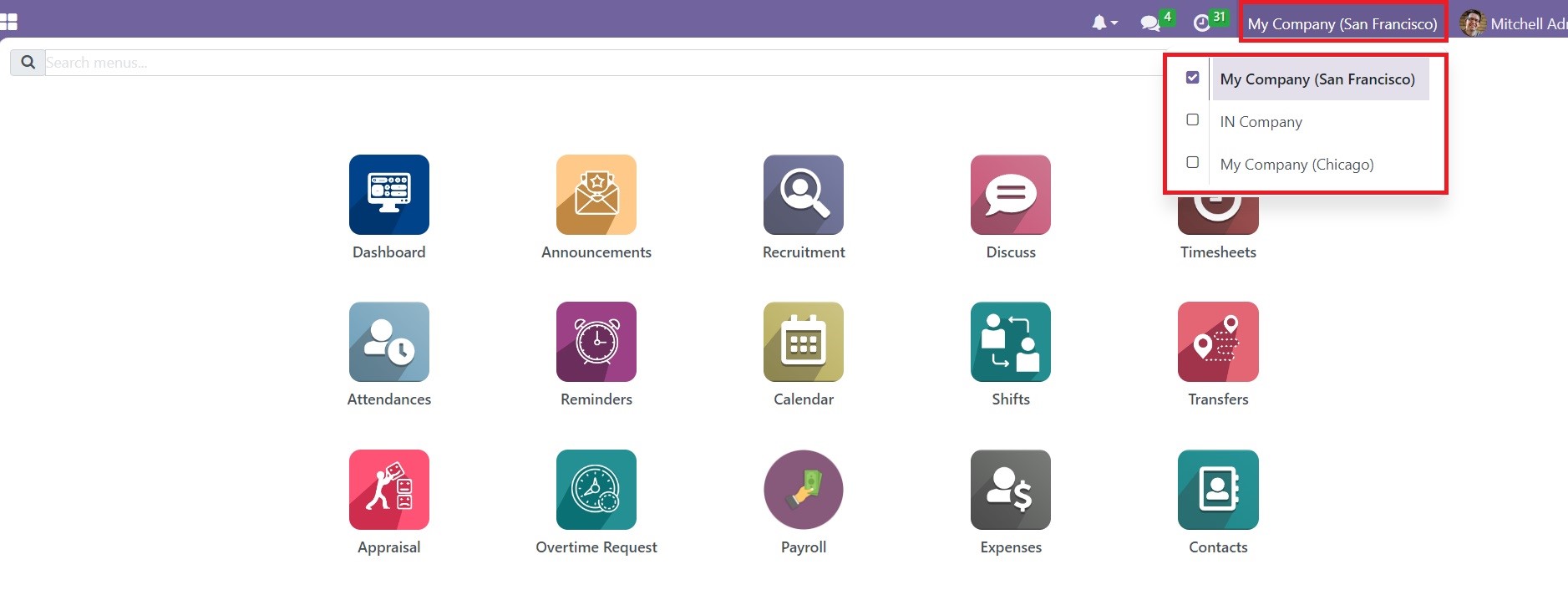 Branch Transfer Open HRMS Book v16