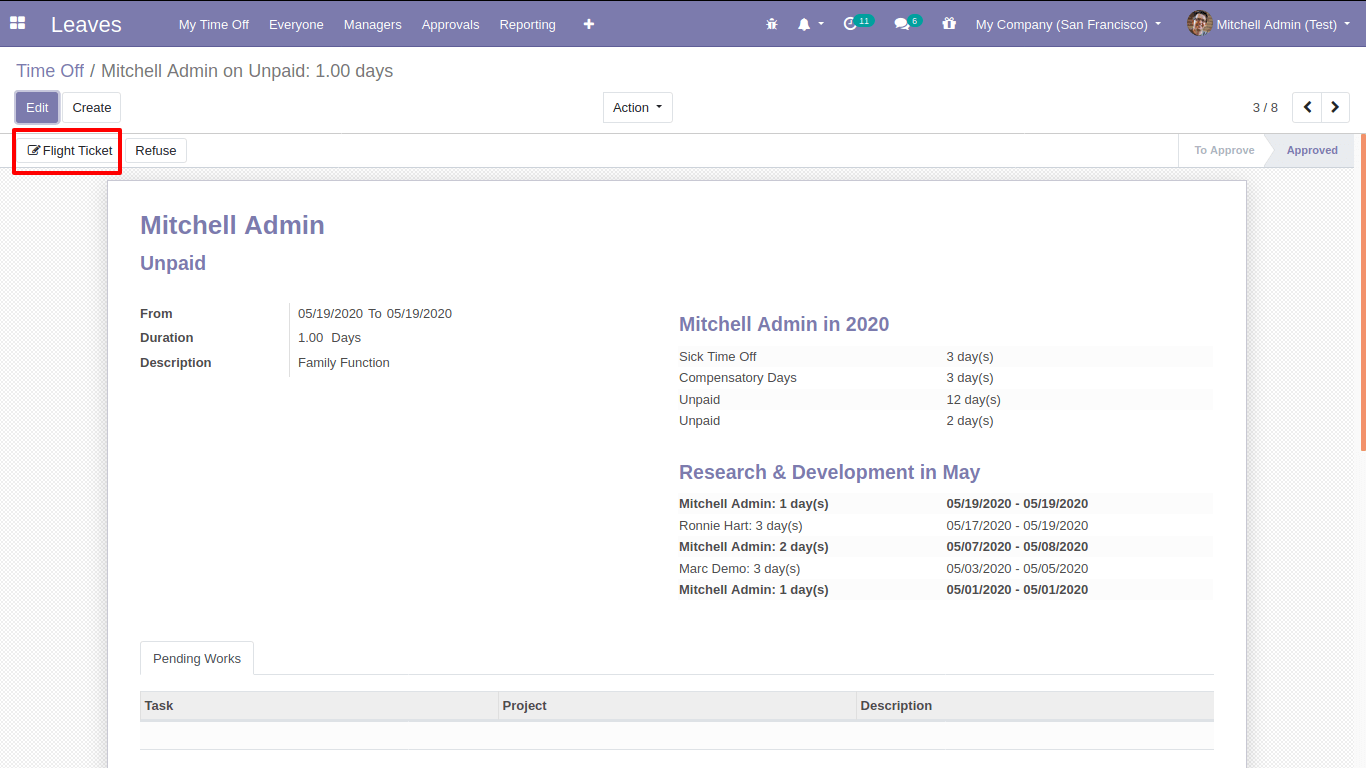 attendance-regularization-app-openhrms